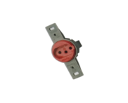 Tomada  de embutir 2 Polos + T 10A Vermelha Thyene